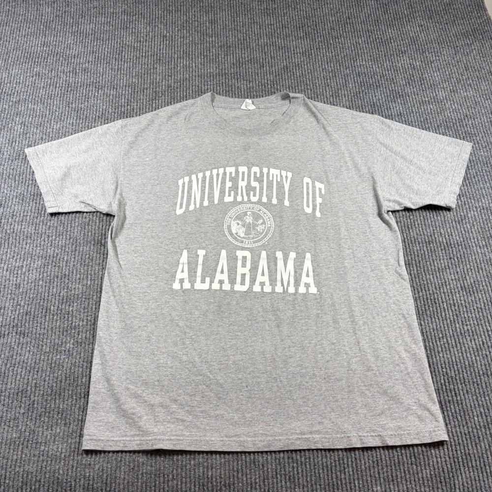 The Cotton Exchange Shirt Men's XL University of Alabama Gray Made‎ in USA Bama